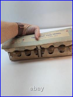 12 Antique VICTORIAN HAND BLOWN MILK GLASS EGGS Never Painted