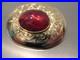 14 kt Gold Late Victorian Circa 1880's Hand Engraved Garnet Pin Pendant' Superb