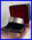 1887 Antique Victorian Womens Jewelry Circle Bangle Cuff Silver 925 Hand Carved