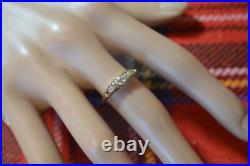 18 ct GOLD second hand antique Victorian rose diamond gold ring