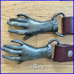 1970s Victorian Hand Clasp Belt