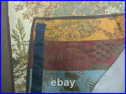 4' X 5' Vintage Tapestry Belgium Hand Loomed Victorian Nice 90f