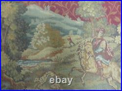 4' X 5' Vintage Tapestry Belgium Hand Loomed Victorian Nice 90ff