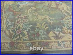 4' X 5' Vintage Tapestry Belgium Hand Loomed Victorian Nice 90ff