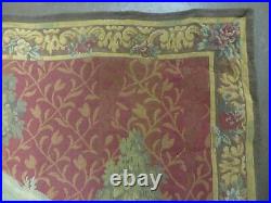 4' X 5' Vintage Tapestry Belgium Hand Loomed Victorian Nice 90ff