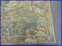 4' X 5' Vintage Tapestry Belgium Hand Loomed Victorian Nice 90ff