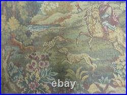 4' X 5' Vintage Tapestry Belgium Hand Loomed Victorian Nice 90ff