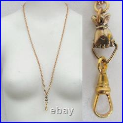 5pc LOT Repro victorian hand fist figa necklace gold bronze lanyard chatelaine