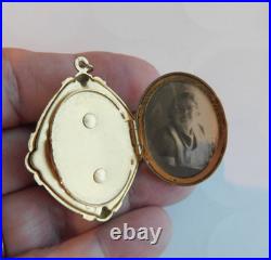 6 Hand Carved Antique Cameos! 5 Lavaliers & 1 Locket Free Shipping