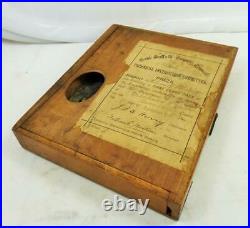ANTIQUE Artists REEVES & Sons 1899 dated hand held stumping VINTAGE paintbox