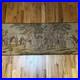 ANTIQUE VICTORIAN HAND WOVEN FRENCH SCENE TAPESTRY 1920's WALL HANGING RUNNER
