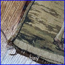 ANTIQUE VICTORIAN HAND WOVEN FRENCH SCENE TAPESTRY 1920's WALL HANGING RUNNER