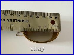 Antique 14K Gold Victorian Bangle-Dated 1874 Hand-Engraved with Niello Detailing
