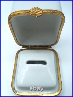 Antique 14k Gold Ring with Hand Painted Victorian Child 8.71 g