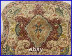 Antique 1800's handmade Victorian needlepoint micro bead Purse clutch hand bag