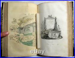 Antique 1839 GODEY'S THE LADY'S BOOK Hand Colored Plates HARRIET BEECHER STOWE
