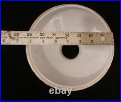 Antique 7 Opal Glass Student Lamp Shade, Hand Painted Victorian