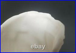 Antique Bennington Pottery Parian Ware Porcelain Victorian Hand Vase 6-1/2 Fern