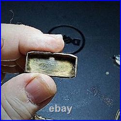 Antique CAMEO in Edwardian Gold Fill Watch Hanging Victorian Hand Brooch No Guts