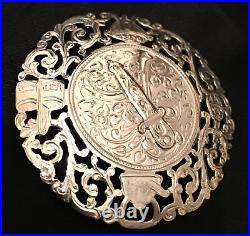Antique Chocolatier Brooch OOAK Ornate Lace Cocoa Tree Molinillo 900 Nt Sterling