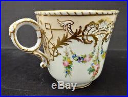 Antique Copeland Tea Cup & Saucer, Hand Painted