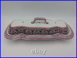 Antique English Toothbrush Holder / Razor Box Victorian Hand-Painted 1833-1847