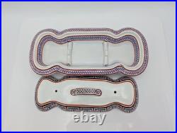 Antique English Toothbrush Holder / Razor Box Victorian Hand-Painted 1833-1847