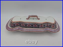 Antique English Toothbrush Holder / Razor Box Victorian Hand-Painted 1833-1847