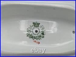 Antique English Toothbrush Holder / Razor Box Victorian Hand-Painted 1833-1847