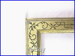 Antique Fits 8.25 X 10.25 19c Gold Gilt Eastlake Hand Carved Picture Frame