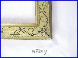 Antique Fits 8.25 X 10.25 19c Gold Gilt Eastlake Hand Carved Picture Frame