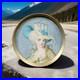 Antique French Miniature Georgian Hand Painted Lady Portrait Miniature Brooch