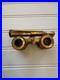 Antique French Opera Glasses Binoculars Brass Mother of Pearl Paris c. 1890