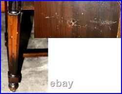 Antique Gimbel Brothers Hand Painted Mahogany Secretary