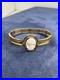 Antique Hand Carved victorian Cameo Roman Gold Filled bangle Bracelet