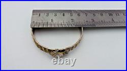 Antique Lady Filigree Hand Victorian Gilt 925 Sterling Silver Hand Cuff Braclet