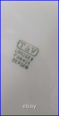 Antique Limoges T&V France Pedestal Bowl/Stand Dated/Signed 1904 LOCAL PICKUP