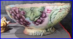 Antique Limoges T&V France Pedestal Bowl/Stand Dated/Signed 1904 LOCAL PICKUP