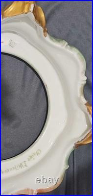 Antique Limoges T&V France Pedestal Bowl/Stand Dated/Signed 1904 LOCAL PICKUP