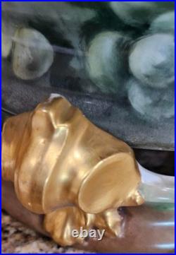 Antique Limoges T&V France Pedestal Bowl/Stand Dated/Signed 1904 LOCAL PICKUP