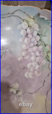 Antique Limoges T&V France Pedestal Bowl/Stand Dated/Signed 1904 LOCAL PICKUP