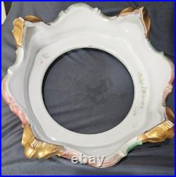 Antique Limoges T&V France Pedestal Bowl/Stand Dated/Signed 1904 LOCAL PICKUP