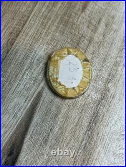 Antique Miniature Portrait Hand Painted with Diamond Accents Victorian Style Oval