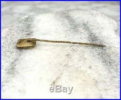 Antique Odd Fellows Heart in Hand Stick Pin Georgian Victorian Fraternal Masonic