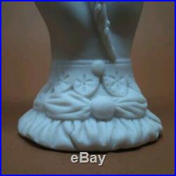 Antique Parian Ware Porcelain Figurine Victorian Hand Spill Vase 8 Cornucopia