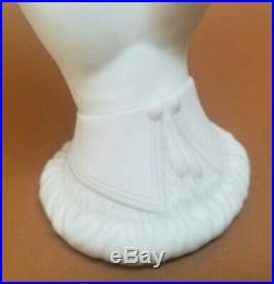 Antique Parian Ware Porcelain Staffordshire Victorian Hand Spill Vase Urn 8-7/8