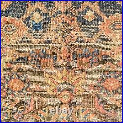 Antique Perssian Rug Hand Knotted Malayer 1880 FarmhouseChic Distressed 100%WOOL