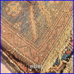 Antique Perssian Rug Hand Knotted Malayer 1880 FarmhouseChic Distressed 100%WOOL