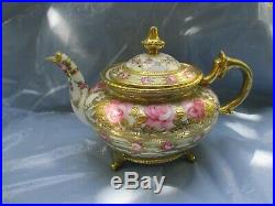 Antique Roses Nippon Hand Painted Tea/Coffee Set, Beautiful Roses Gold Trim