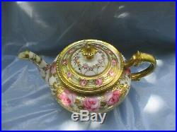 Antique Roses Nippon Hand Painted Tea/Coffee Set, Beautiful Roses Gold Trim